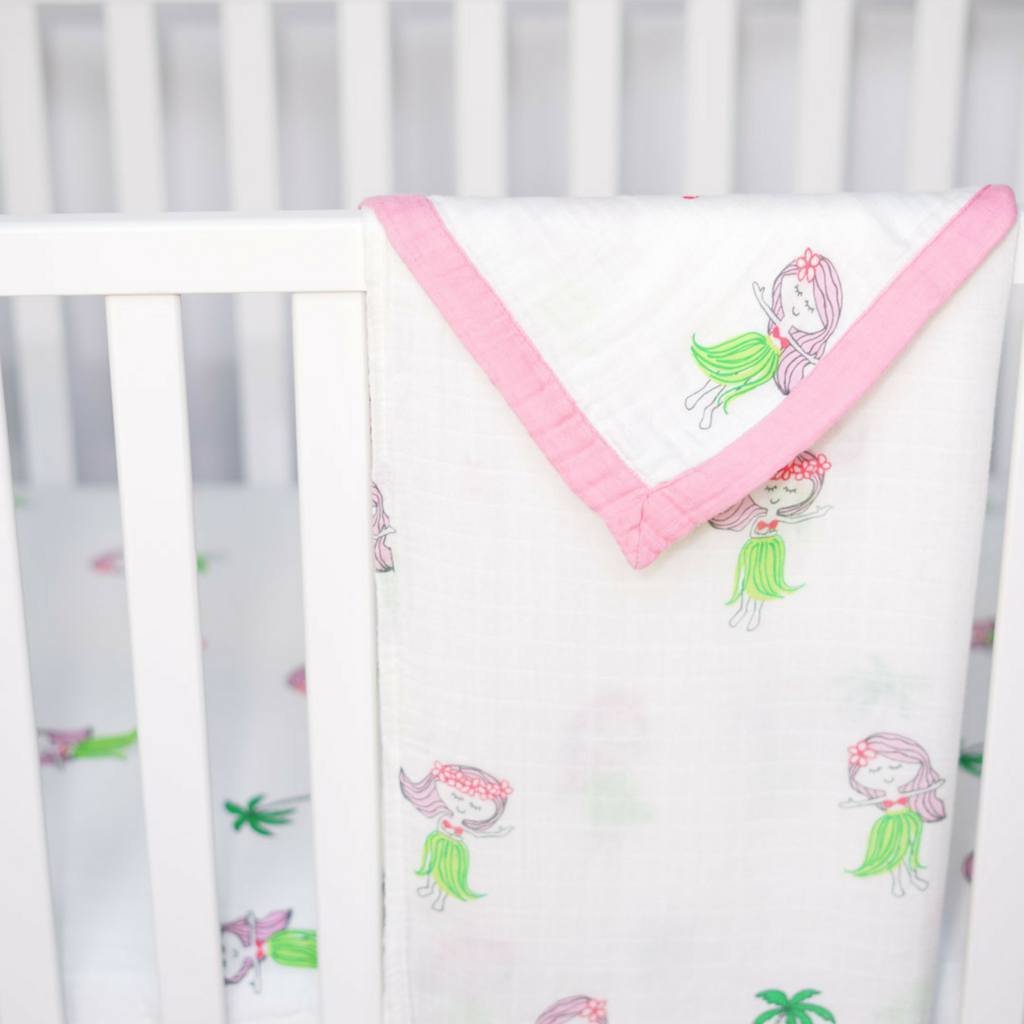 Hawaiian crib clearance bedding