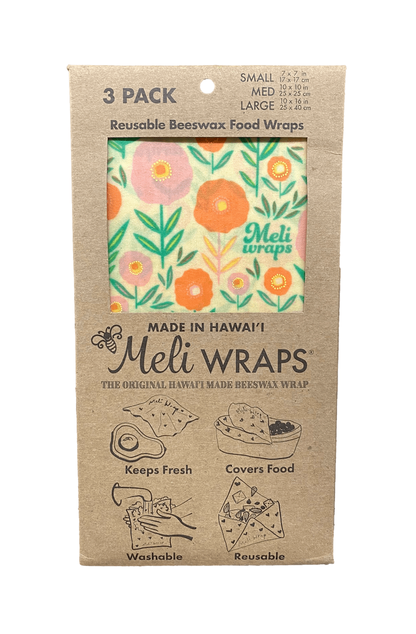  Beeswax Wrap, 3 Pack Reusable Food Wrap Beeswax Wraps