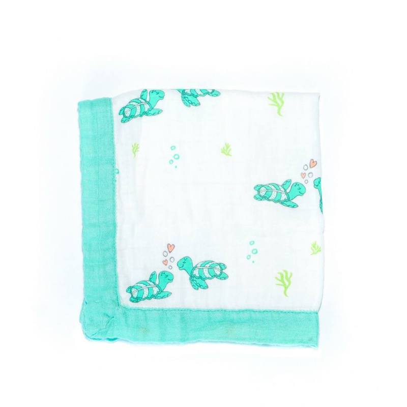 Hawaii Dish Cloth & Kitchen Towel, Honu Blue