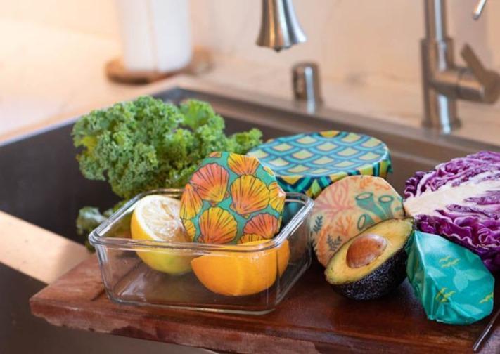 Reusable Handmade Organic Beeswax Food Wraps 3 Pack - Bloom – Hawaiiverse
